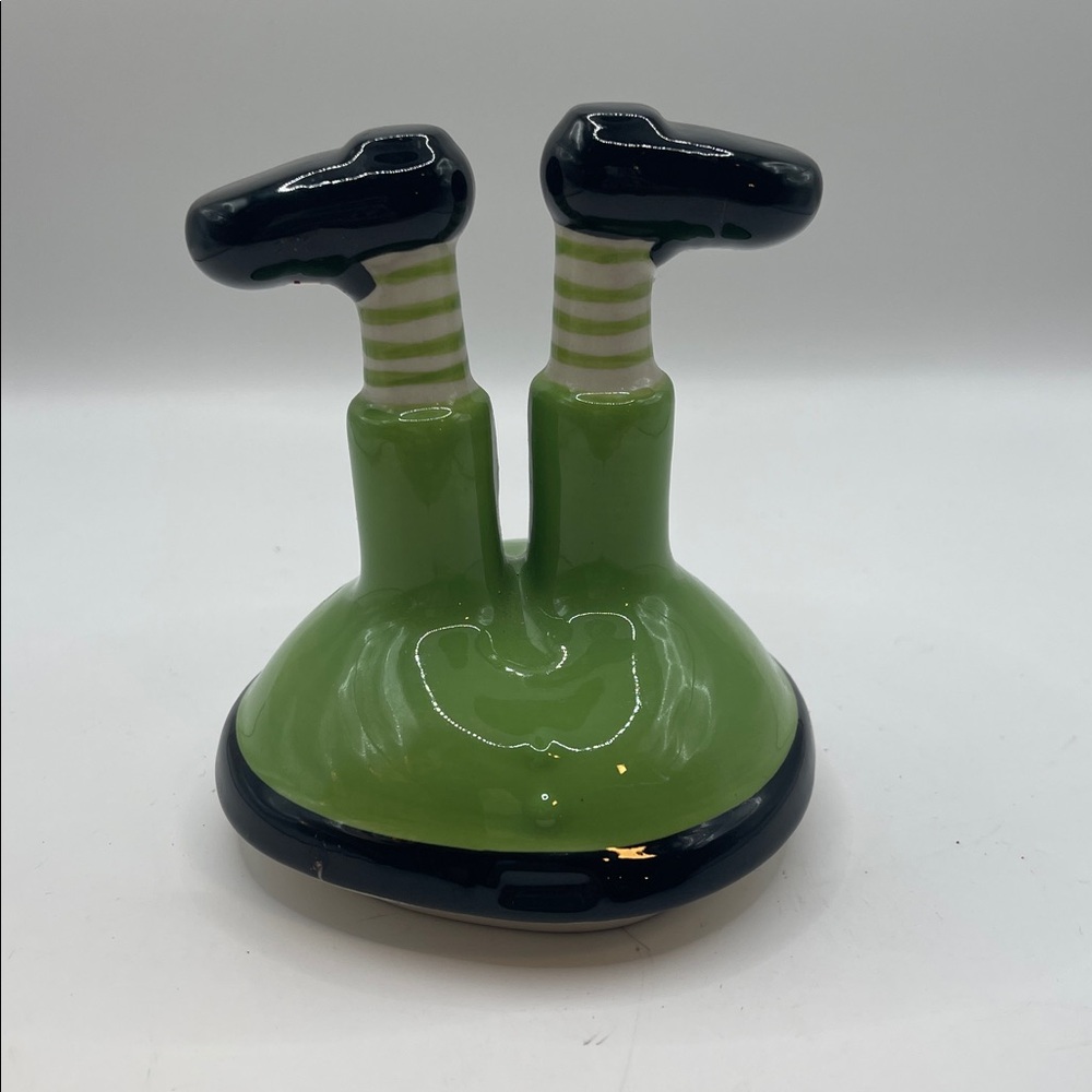 Rae Dunn Leprechaun Mug Topper Green Glass